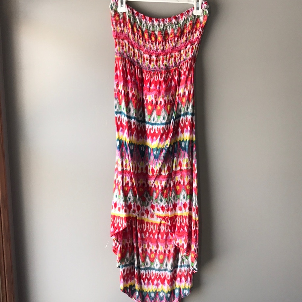 Strapless high low